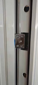 steel panel door with small oval glass,entry panel metal door with oval glass insert