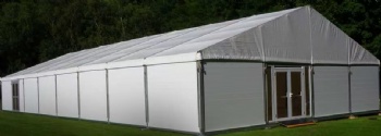 Prefab steel fabric structure