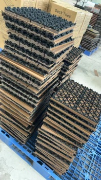 Easy installation Modern Design Hide frame flooring Garden WPC decking