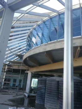 structural glass curtain walls unitized curtain wall cladding system profile price steel frame aluminum huge curtain walls