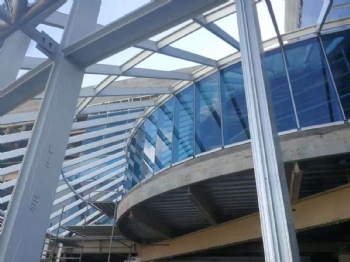 structural glass curtain walls unitized curtain wall cladding system profile price steel frame aluminum huge curtain walls