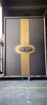 Custom Luxury Villa Main Entrance Door Security Aluminium Mental Modern Front Entry Stainless Steel External Doors For Houses