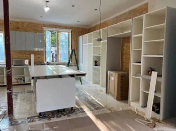 American Style Shaker Design Custom Kitchen Cabinet Modern Solid Wood Kitchen Cabinets