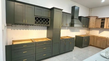 American Style Shaker Design Custom Kitchen Cabinet Modern Solid Wood Kitchen Cabinets
